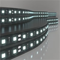 Светодиодная лента 24 В 14,4 Вт/м 60 Led/м 5050 IP20, холодный белый 6500K, Black, 5 м Лента светодиодная 24V 14,4W 60Led 5050 IP20 холодный белый, Black, 5м a053684