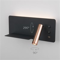Настенный светодиодный светильник Fant L LED чёрный/золото MRL LED 1113 a053083
