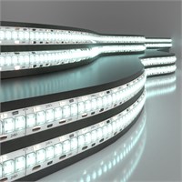 Светодиодная лента 24 В 16 Вт/м 240 Led/м 2835 IP65, холодный белый 6500 K, 5 м Лента светодиодная 24V 16W 240Led 2835 IP65 холодный белый, 5м a052993