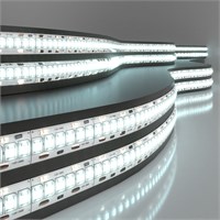 Светодиодная лента 12 В 16 Вт/м 240 Led/м 2835 IP65, холодный белый 6500K, 5 м Лента светодиодная 12V 16W 240Led 2835 IP65 холодный белый, 5м a052989