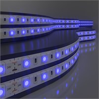 Светодиодная лента 24 В 14,4 Вт/м 60 Led/м 5050 IP20, синий, 5 м Лента светодиодная 24V 14,4W 60Led 5050 IP20 синий, 5м a052975