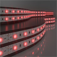 Светодиодная лента 24 В 14,4 Вт/м 60 Led/м 5050 IP20, красный, 5 м Лента светодиодная 24V 14,4W 60Led 5050 IP20 красный, 5м a052973