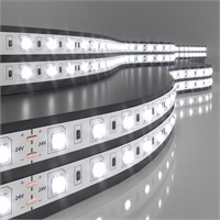 Светодиодная лента 24 В 14,4 Вт/м 60 Led/м 5050 IP20, дневной белый 4200K, 5 м Лента светодиодная 24V 14,4W 60Led 5050 IP20 дневной белый, 5м a052966