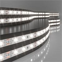 Светодиодная лента 24 В 4,8 Вт/м 60 Led/м 2835 IP20, дневной белый 4200K, 5 м Лента светодиодная 24V 4,8W 60Led 2835 IP20 дневной белый, 5м a052954