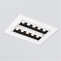 Встраиваемый точечный светодиодный светильник 9923 LED 20W 4200K белый/черный a052482