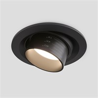 Встраиваемый светодиодный светильник с регулировкой угла освещения 9920 LED 15W 4200K черный a052478