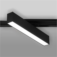 Трековый светодиодный светильник для однофазного шинопровода X-Line 10W 4200K черный матовый X-Line черный матовый 10W 4200K (LTB53) однофазный a052442