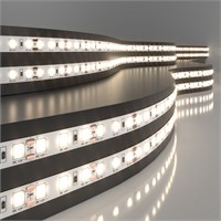 Светодиодная лента 12 В 9,6 Вт/м 120 Led/м 2835 IP20, теплый белый 3300К, 5 м Лента светодиодная 12V 9,6W 120Led 2835 IP20 теплый белый, 5м a050539