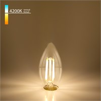 Филаментная светодиодная лампа &quot;Свеча&quot; C35 9W 4200K E14 (CW35 прозрачный) BLE1426 a050132