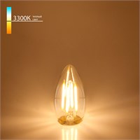 Филаментная светодиодная лампа &quot;Свеча&quot; C35 7W 3300K E27 (C35 прозрачный) BLE2735 a048670