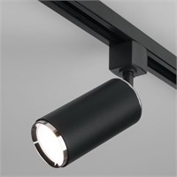 Трековый светильник для однофазного шинопровода Svit GU10 Черный/хром MRL 1013 a048166