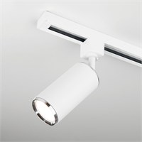 Трековый светильник для однофазного шинопровода Svit GU10 Белый/хром MRL 1013 a048165
