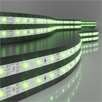 Светодиодная лента 12 В 4,8 Вт/м 60 Led/м 2835 IP20, зеленый, 5 м Лента светодиодная 12V 4,8W 60Led 2835 IP20 зеленый, 5м a046022