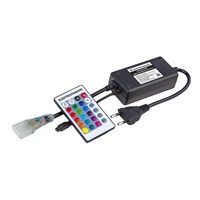 Контроллер для гибкого неона RGB LS001 220V 5050 с ПДУ (ИК) IP20 LSC 011 a043627