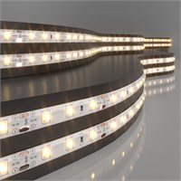 Светодиодная лента 12 В 4,8 Вт/м 60 Led/м 2835 IP65, теплый белый 3300К, 5 м Лента светодиодная 12V 4,8W 60Led 2835 IP65 теплый белый, 5м a041000