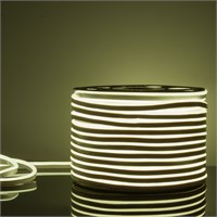 Светодиодный гибкий неон 220 В 9,6 Вт/м 120 Led/м 2835 IP67, односторонний холодный белый 6500К, 50 м Гибкий неон 220V 9,6W 120Led 2835 IP67 односторонний холодный белый, 50 м a040597