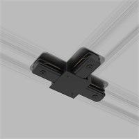 Коннектор Т-образный для однофазного шинопровода черный TRC-1-1-T-BK a039510