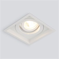Алюминиевый точечный светильник 1071/1 MR16 WH белый a036503