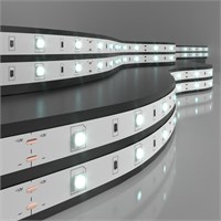 Светодиодная лента 12 В 7.2 Вт/м 30 Led/м 5050 IP20, холодный белый 6500К, 5 м Лента светодиодная 12V 7,2W 30Led 5050 IP20 холодный белый, 5м a027835