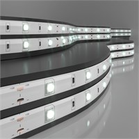 Светодиодная лента 12 В 7,2 Вт/м 30 Led/м 5050 IP65, холодный белый 6500К, 5 м Лента светодиодная 12V 7,2W 30Led 5050 IP65 холодный белый, 5м a027834