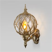 Уличный настенный светильник Sirius U черное золото IP44 Sirius U черное золото a025302