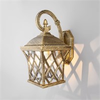 Уличный настенный светильник Cassiopeya D черное золото IP44 Cassiopeya D черное золото a025295