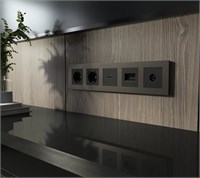 Рамка на 5 постов Slab (бронза софт) W0052963 a067788
