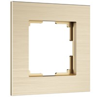 Рамка из металла на 1 пост АluMax шампань алюминий W0013511 a066333