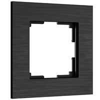 Рамка из металла на 1 пост АluMax черный алюминий W0013508 a066329