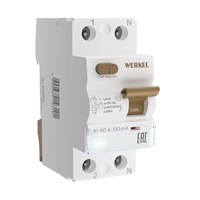 Устройство защитного отключения (УЗО) 1P+N 40 А 100 mA AC 6 kA W812P404 a065610