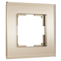 Рамка из стекла на 1 пост Senso шампань soft-touch W0013111 a064576