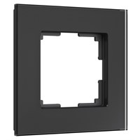 Рамка из стекла на 1 пост Senso черный soft-touch W0013108 a064572