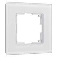Рамка из стекла на 1 пост Senso белый soft-touch W0013101 a064564