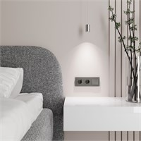 Клавиша для выключателя перекрестного (графит акрил) W1119044 a064098