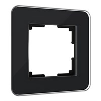 Рамка из стекла на 1 пост Elite черный W0012448 a063819
