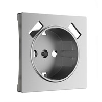 Накладка для розетки USB (серебряный матовый) W1179565 a063623