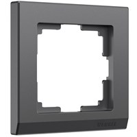Рамка из поликарбоната на 1 пост Stark графит матовый W0011864 a063115