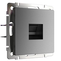 Розетка Ethernet RJ-45 (графит матовый) W1181064 a063108