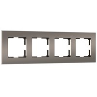 Рамка из поликарбоната на 4 поста Slab бронза софт W0042963 a062816