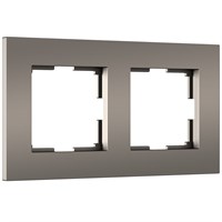 Рамка из поликарбоната на 2 поста Slab бронза софт W0022963 a062812