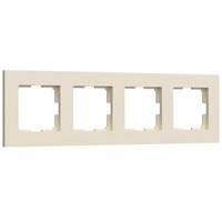 Рамка из поликарбоната на 4 поста Slab айвори софт W0042962 a062809