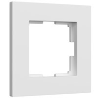 Рамка из поликарбоната на 1 пост Slab белый софт W0012961 a062793