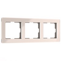 Рамка из акрила на 3 поста Acrylic айвори W0032743 a060539