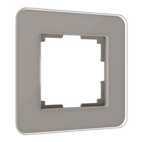 Рамка из стекла на 1 пост Elite дымчатый W0012417 a057874