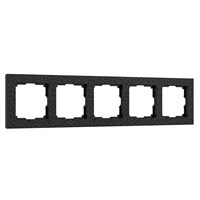 Рамка из поликарбоната на 5 постов Hammer черный W0052408 a052531
