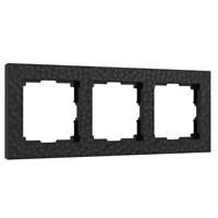 Рамка из поликарбоната на 3 поста Hammer черный W0032408 a052521