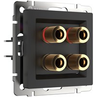 Акустическая розетка (черный матовый) W1185008 a051614