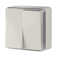 Выключатель двухклавишный Gallant слоновая кость W5020003 a051562