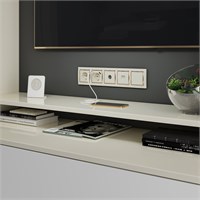 ТВ розетка оконечная  (слоновая кость) W1183003 a051494