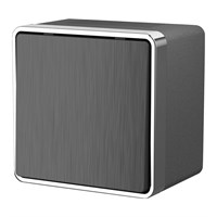 Выключатель одноклавишный влагозащищенный Gallant графит рифленый W5010204 a051345